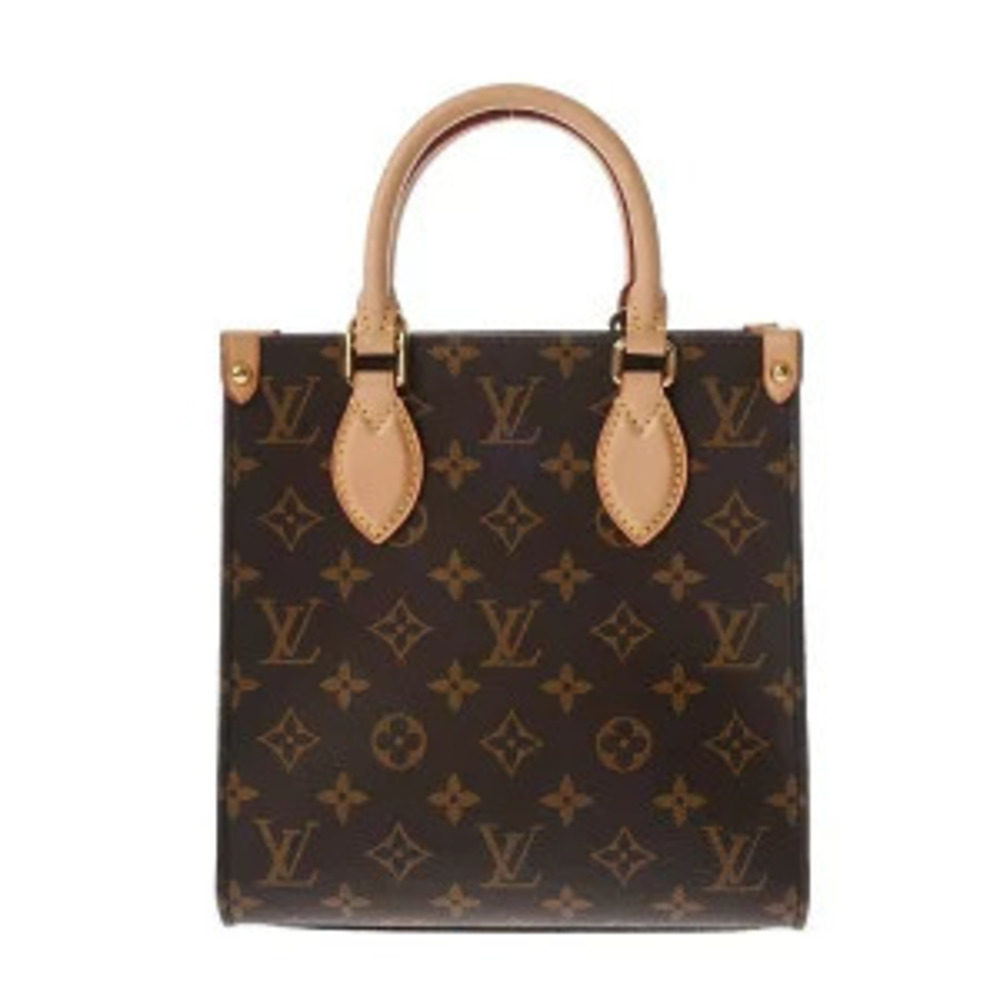 Louis Vuitton Monogram Sac Plat Brown Canvas Tote Bag